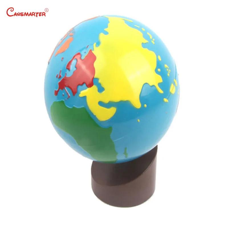  Montessori Geography World Globe Sandpaper Color Global Standard Teaching Toys for Kids Early Educa - 33008339672