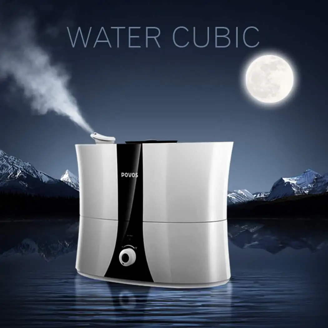 

5.5L Ultrasonic Air Humidifier Aroma Essential Oil Diffuser Office Humidifier Anti-dry Mist Fogger Maker Large For Home White