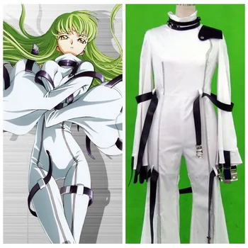 

2018 free ship brand new Code Geass Anime Manga C.C 1st Kids Halloween Cosplay Costume Customize for plus size adults and kids