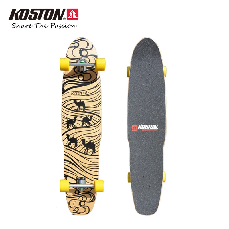 Koston pro танцевальный стиль longboard завершает, 44 дюймов длинные скейтборд завершен комплект для совета прогулки назначения