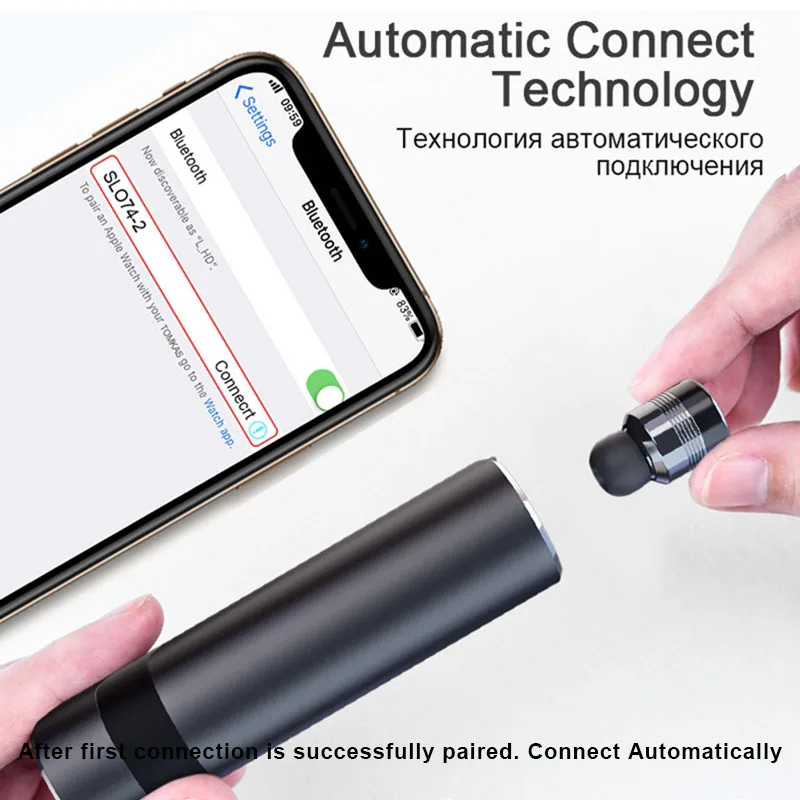 Беспроводные наушники в ухо Bluetooth шумоподавление TWS гарнитура с 2000 мАч