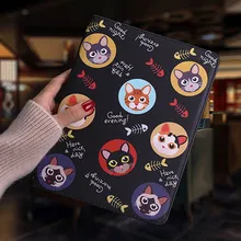 Чехол для планшета для ipad Air 3 10," флип смарт-чехол с подставкой pu кожаный чехол с милым рисунком кота для ipad Air 3rd Gen