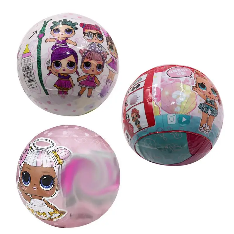 Dolls Charm Fizz Ball Dress Up Toys Collectible Series Outrageous Littles Funny Eggs Gift