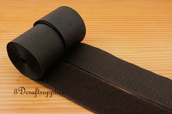 

1 1/2 inch Hook and loop fastener Tape strap Sewing deep brown velcrostrap 5 yards MX7