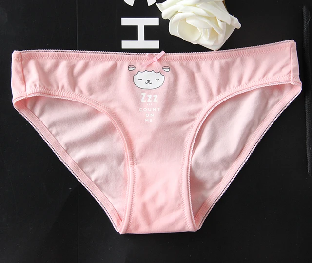 Spanish low rise cotton cartoon sexy girls briefs culotte femme women