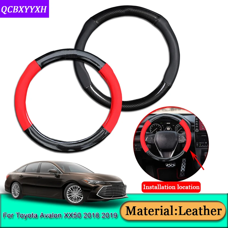Car Styling Steering Wheels Cover For Toyota Avalon XX50 2018 2019
