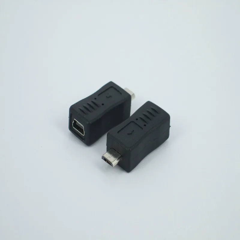 2 шт. 4 типа прямой/L образный черный микро/мини USB гнездовой к Мини/микро Мужской