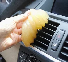 Car Keyboard Cleaner Glue Gel Interior Panel Air Vent Outlet Dashboard Dust Magic Cleaning Tool Laptop Sponge Mud Remover