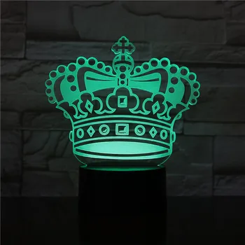 

Pretty Baby Led Nightlight Crown Night Lamp for Child Bed Room Battery Operated Usb 3d Lamp Girl Birthday Gift Led Night Light