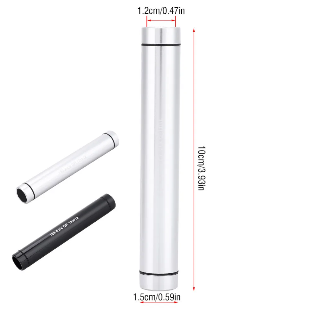 Vélo Adaptateur QR de 15 mm à 12 mm Réducteur de taille à dégagement rapide