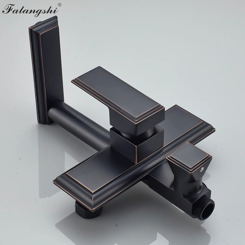 Bathroom Rainfall Shower Faucet Set Solid Brass