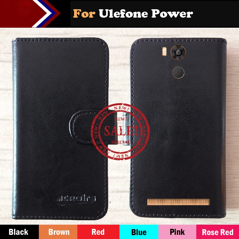 

Hot!! Ulefone Power Case Factory Price 6 Colors Dedicated Leather Exclusive For Ulefone Power Phone Cover+Tracking