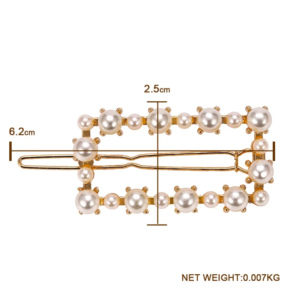 Girlgo летние трендовые шпильки с жемчугом, Заколки для женщин, роскошная заколка для волос с искусственным жемчугом, головной убор для женщин, очаровательные подарочные украшения