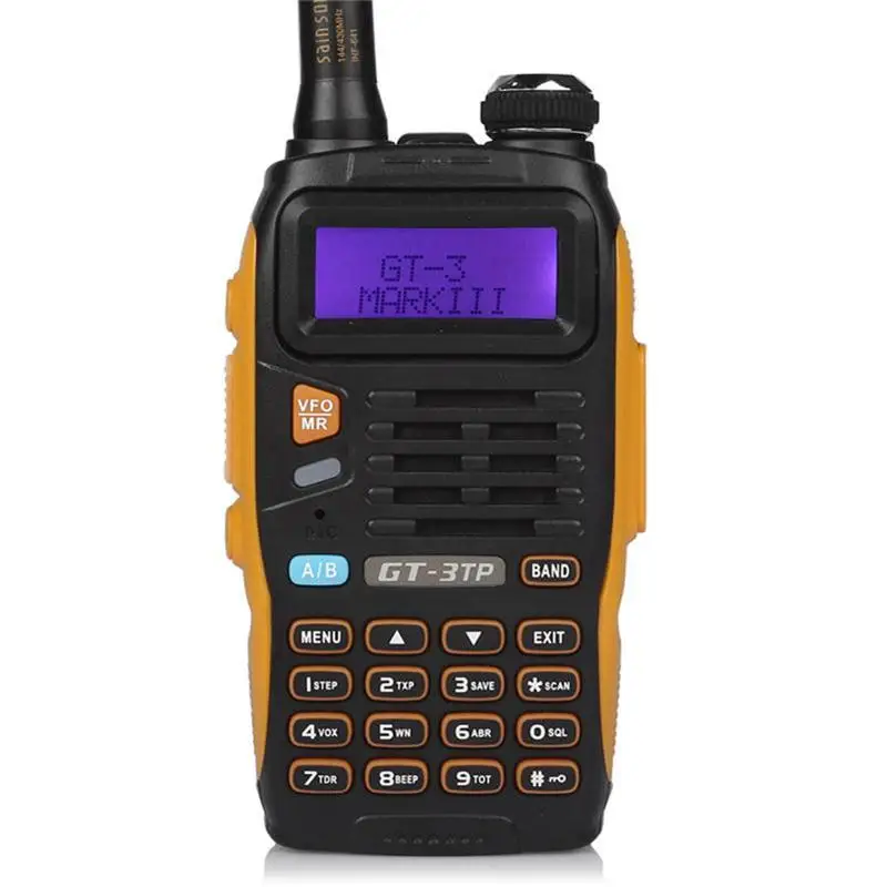 Baofeng GT-3TP MarkIII TP 1/4/8Watt High Power Dual-Band 136-174/400-520MHz Ham Two-way Radio Walkie Talkie + Car Charger Baofeng GT-3TP MarkIII TP 1/4/8Watt High Power Dual-Band 136-174/400-520MHz Ham Two-way Radio Walkie Talkie + Car Charger