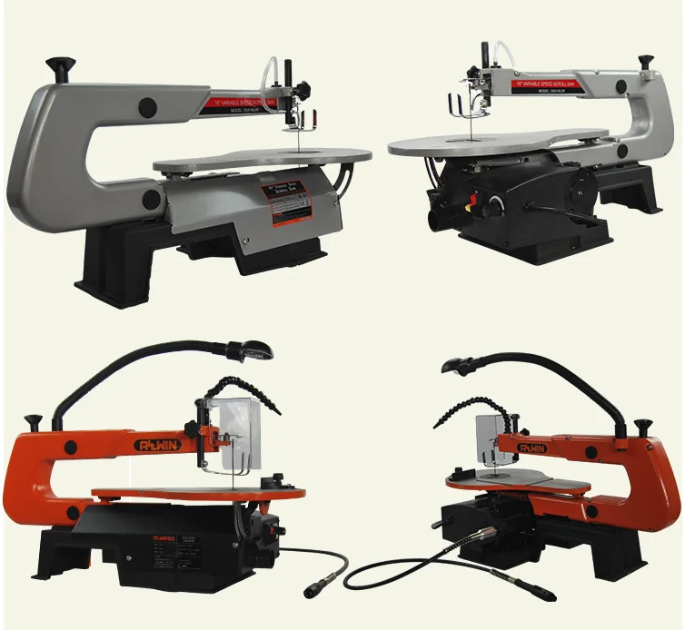 AC220V 120W 16 inch multi-function adjustable table jig saw,small table saw,wood/soft metal cutting,material processing DIY tool