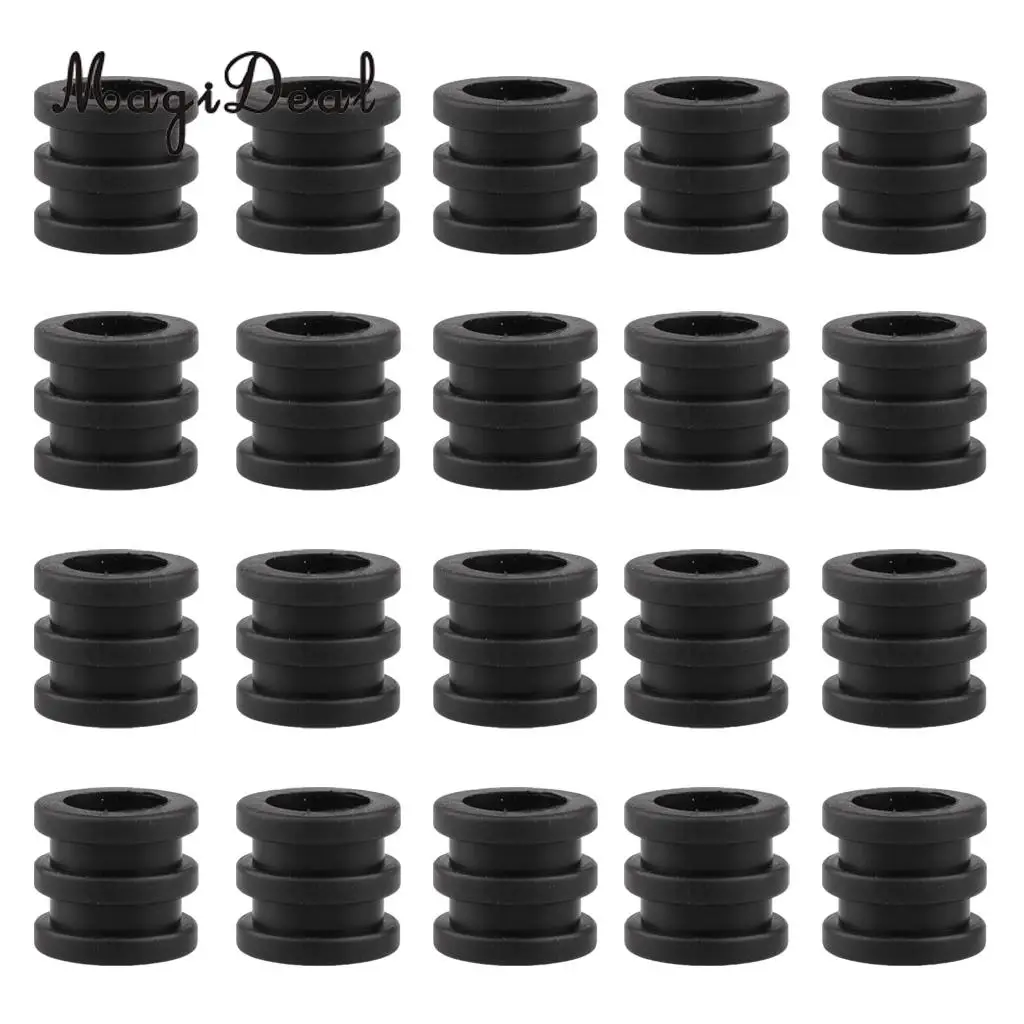 

MagiDeal 20 Pieces 16mm Foosball Table Rod Bumper Buffer for Table Soccer Football
