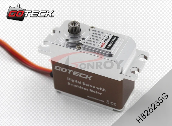 

Goteck HB2623S digital brushless High-end Standard Servo motor with high torque 13/16kg-cm for Car model/Aircraft