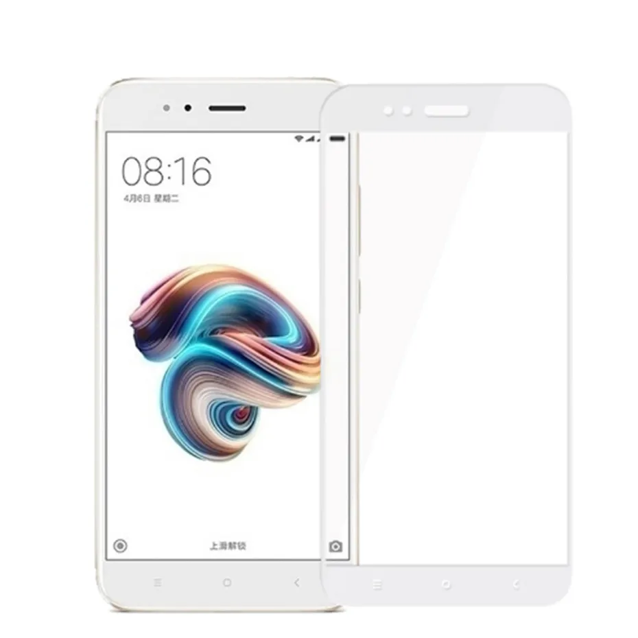 2 шт Xiaomi mi a1 стекло полное покрытие закаленное стекло для Xiaomi mi A1 5," протектор экрана для Xio mi A1 mi a1 Защитная стеклянная пленка