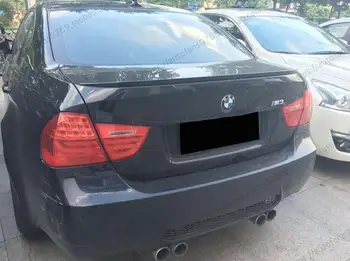 

PAINT & Carbon Fiber CAR REAR WING TRUNK LIP SPOILER FOR For BMW M3 E90 316i 318i 320i 323i 325i 3 Series 2005-2012