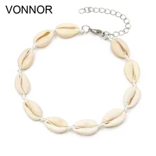 VONNOR женские браслеты для щиколотки бижутерия для ног богемный Летний Пляжный Сандалии Босиком браслет в подарок для женщин ножной браслет