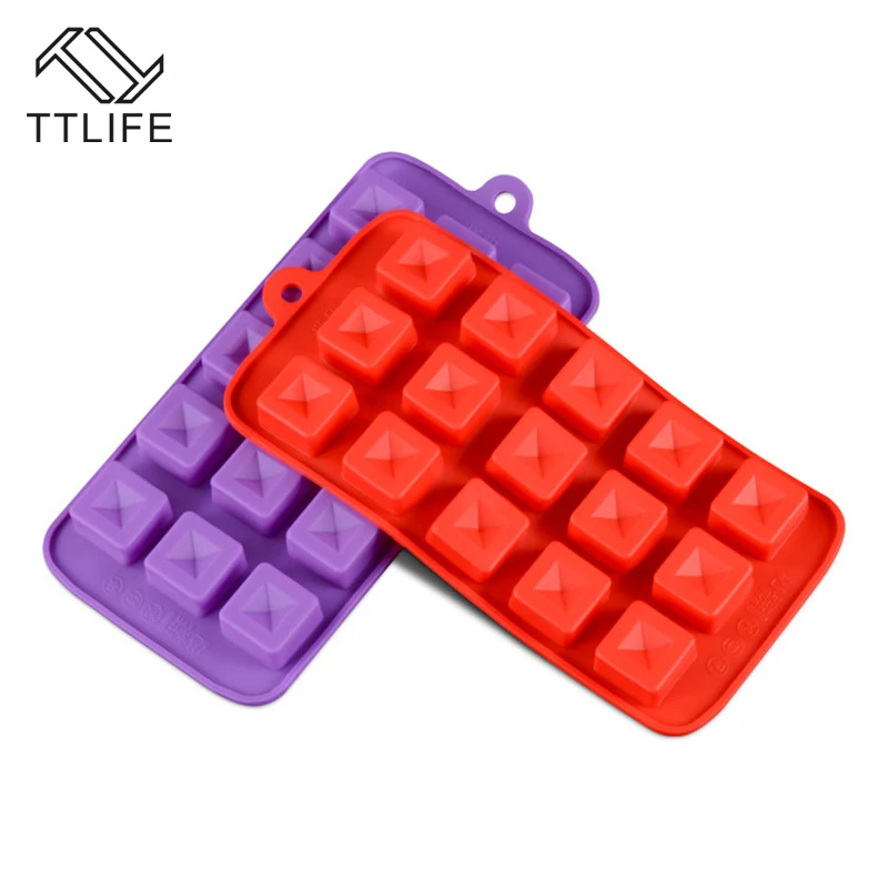 TTLIFE Силиконовый поднос для кубиков льда форма шоколадного печенья помадка желе