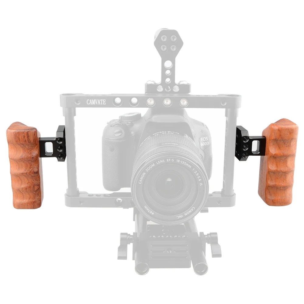 CAMVATE_Wooden Handle Grip_Panasonic GH_Canon 5D Mark IV (3)