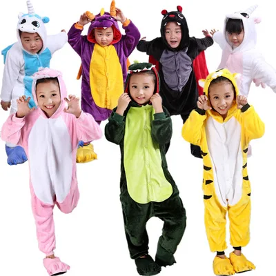 ; пижамы для маленьких мальчиков и девочек; сезон осень-зима; Детские фланелевые пижамы с забавными животными; пижамы с пандой; Детский комбинезон; одежда для сна