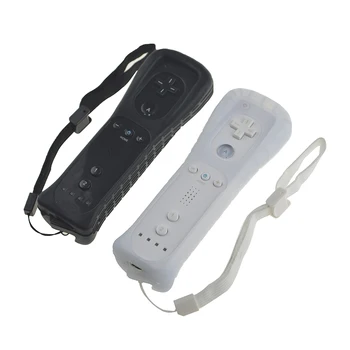

Wireless Remote Gamepad Controller Joystick For Nintend Wii Without Motion Plus+Silicone Case + Hand Strap For Nintend For Wii