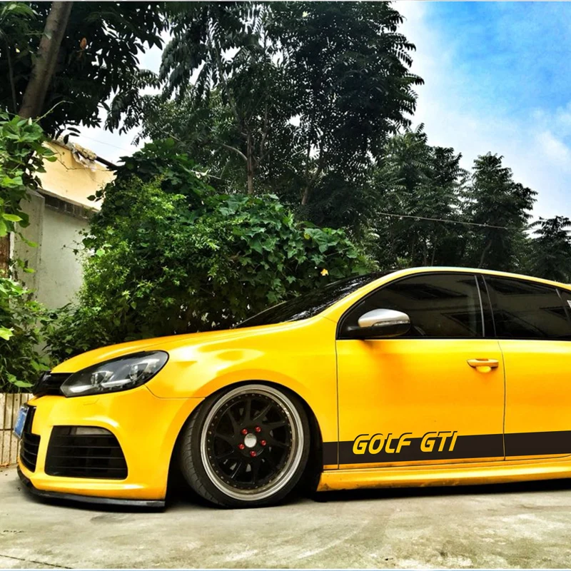 Автостайлинг TAIYAO Спортивная Автомобильная наклейка для VOLKSWAGEN GOLF GTI 5 6 7