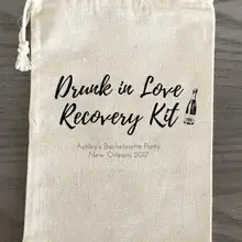 Пользовательские Drunk in Love девичник похмелье девичник восстановления выживания комплект свадебных пользу подарочные пакеты партия Конфеты чехлы