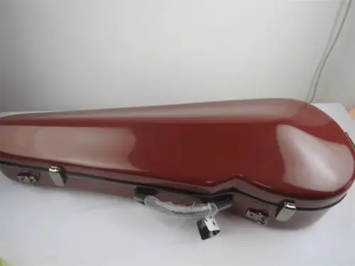 

Hard viola case, Red fiberglass adjustable 15-17" viola case,two bows holder