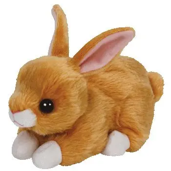 Пасхальный кролик Кролик плюшевая игрушка чучело Creampuff Банни шашки хлопок дымчатый Джемпер сиреневый детские игрушки - Цвет: Bunnie
