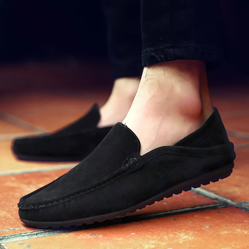 New Men Casual Shoes 2019 Fashion Men Loafers Slip On Men's Flats Loafers Male Breathable Peas Shoes Fashion And Comfort