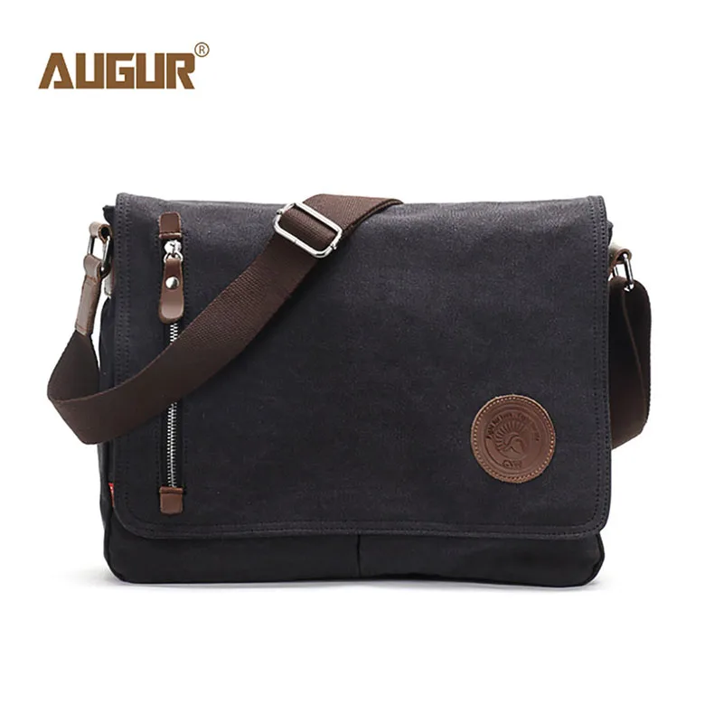 Canvas Shoulder Bags For Men's Classic Satchels Crossbody Bag Large