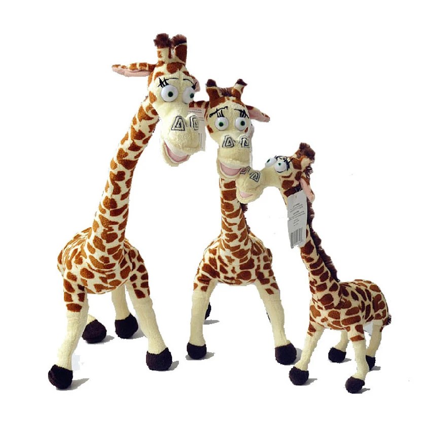 2014 New 30CM Long Neck Giraffe Stuffed Plush font b Toy b font Madagascar 3 Factory
