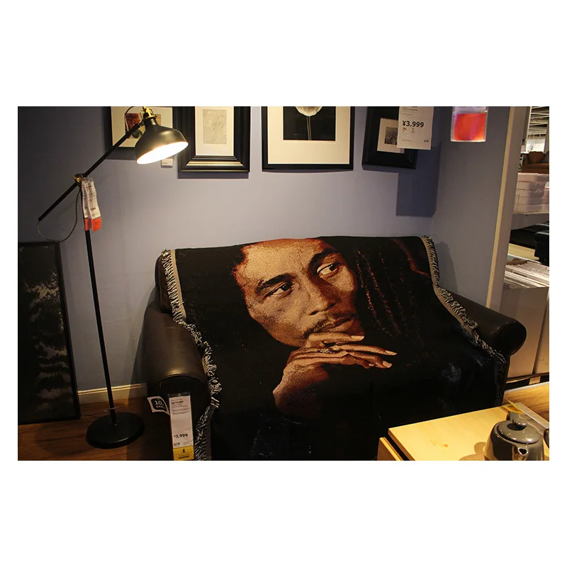Najtaniej Tapestry Wall Hanging College akademik Room Decor Macrame Sofa ręcznik Home Decoration dywan typu koc jamajka reggae bob marley