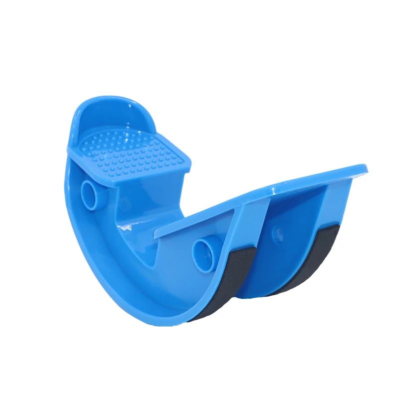 Фитнес Баланс Релаксация Тяговая пластина растягивающаяся обувь Йога растягивающееся устройство массаж ног Педаль барный стул натяжное устройство - Цвет: Синий