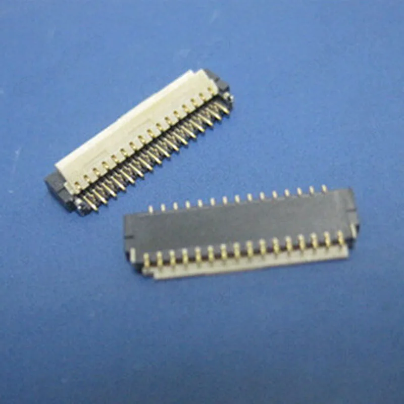 31 pin Dual Row Cell Phone LCD Screen Cable Sockets 0.3 Pitch Cross Pin