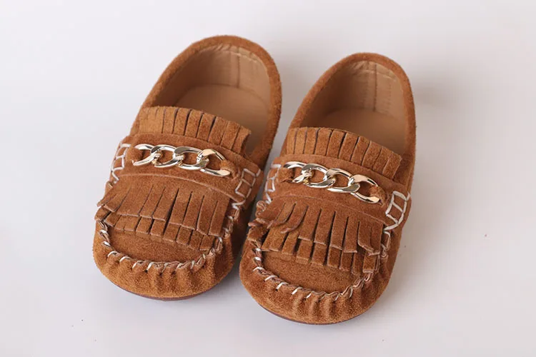 Кожаных детских ботинок, Детские г. Новые туфли из воловьей кожи для отдыха для девочек Мокасины для малышей от 1 до 3 лет