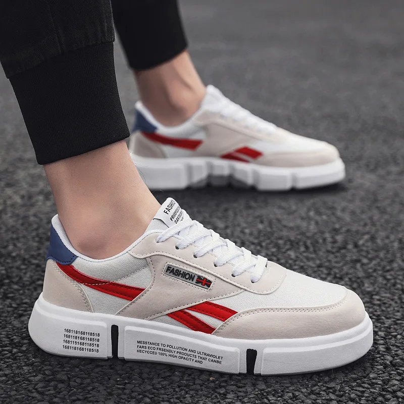 

Spring Autumn Breathable Casual Men's Sports Canvas Shoes Fashion Young Men Flats Outdoor Walking Shoes Man Zapatill 2.5