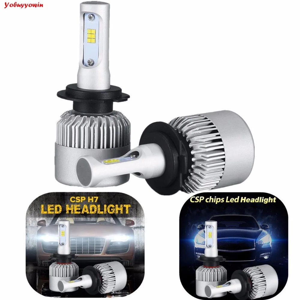2Pcs S3 LED Headlight Bulbs H7,Car Light,All in One Headlights
