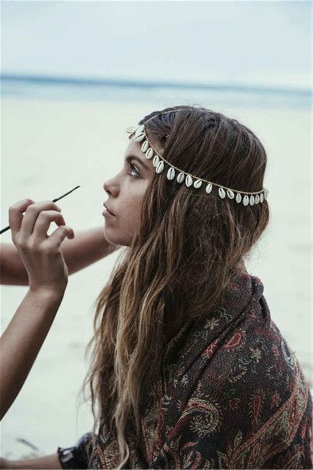 Bohemias de playa de verano mujer, de joyería para el cabello para boda, turco, indio, cadena para la cabeza|Joyería para el cabello| - AliExpress