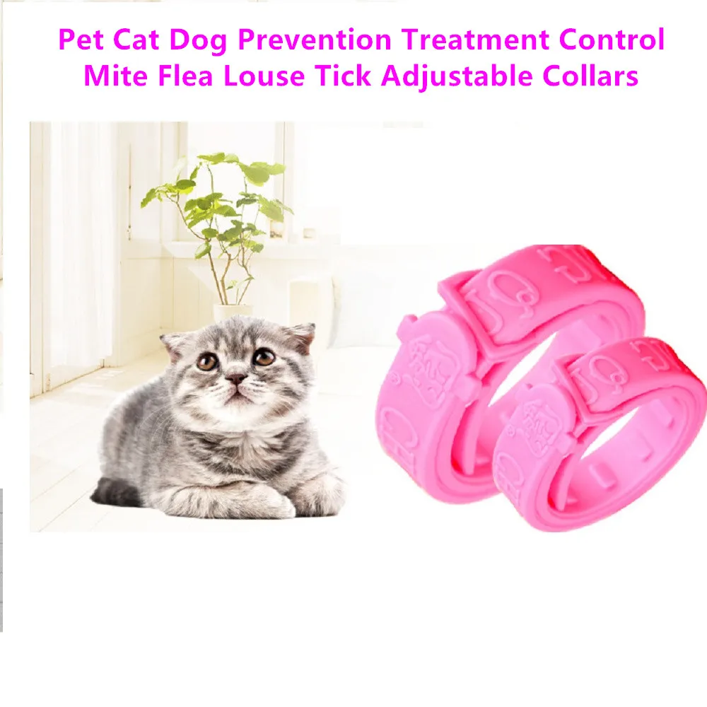 

2pcs Prevent Flea Louse Pet Dog Collars Adjustable Treatment Tick Dog Puppy Necklace Choker Control Mite Pet Dog Neck Ring Gift