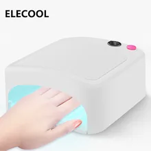 Ecool 36 Вт УФ-светодиодный светильник для ногтей, лампа для сушки лака, отверждающий светильник, маникюрный гель с таймером, аппарат для дизайна ногтей, штепсельная вилка европейского стандарта
