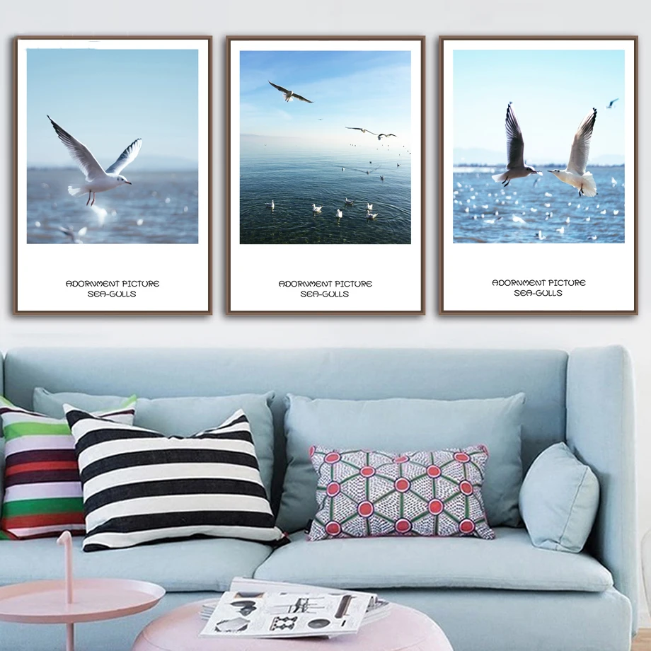 Gaivotas-7-Space-Sky-Sea-Wall-Art-Posters-E-Impress-es-Pintura-Da-Lona-N-rdico (3)