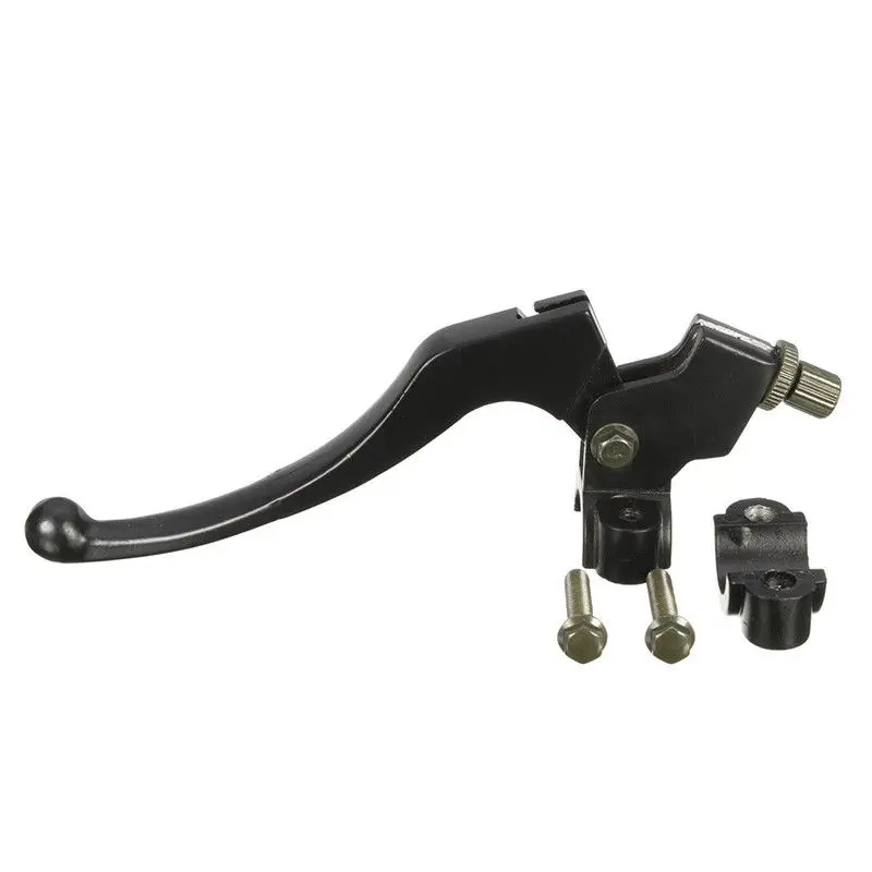 Aluminum Alloy Left Short Stunt Clutch Lever Perch Black Motorcycle Brake Clutch Levers