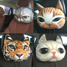 Car seat head cushion dog and cat tiger car creative headrest car seat cushion auto supplies Neck headrest Car seat head cushion dog and cat tiger car creative headrest car seat cushion auto supplies Neck headrest