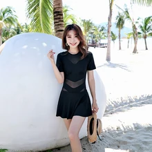 JH женский купальник небольшой свежий полый чехол для похудения цельная юбка женский купальник с нагрудной накладкой купальный костюм