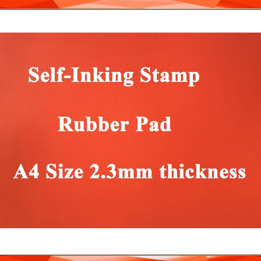 A4 2.3mm Thickness Laser Engraver Engraving Selfinking Stamp Pad