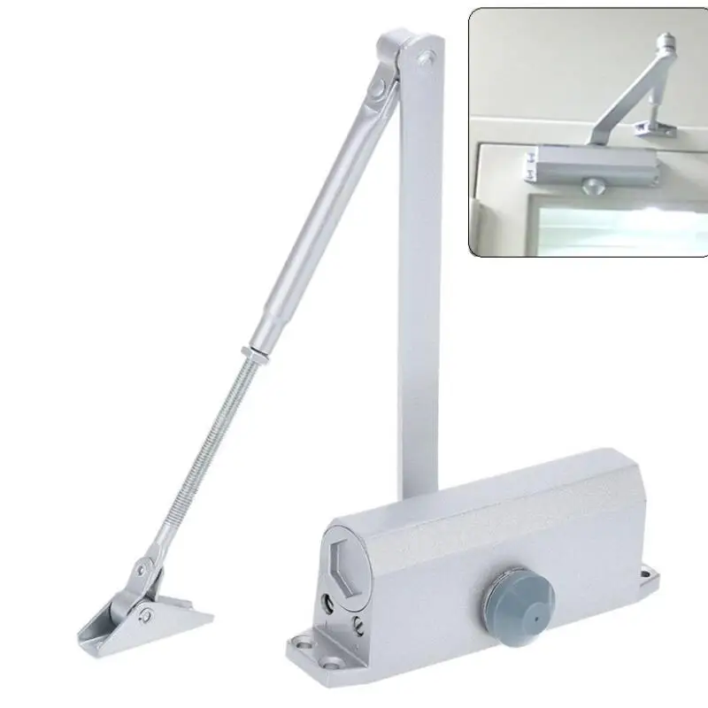 

Automatic Door Closers Security Adjustable Closing/Latching Closed Hydraulic Door Buffered 90 Degree 45Kg 90mm